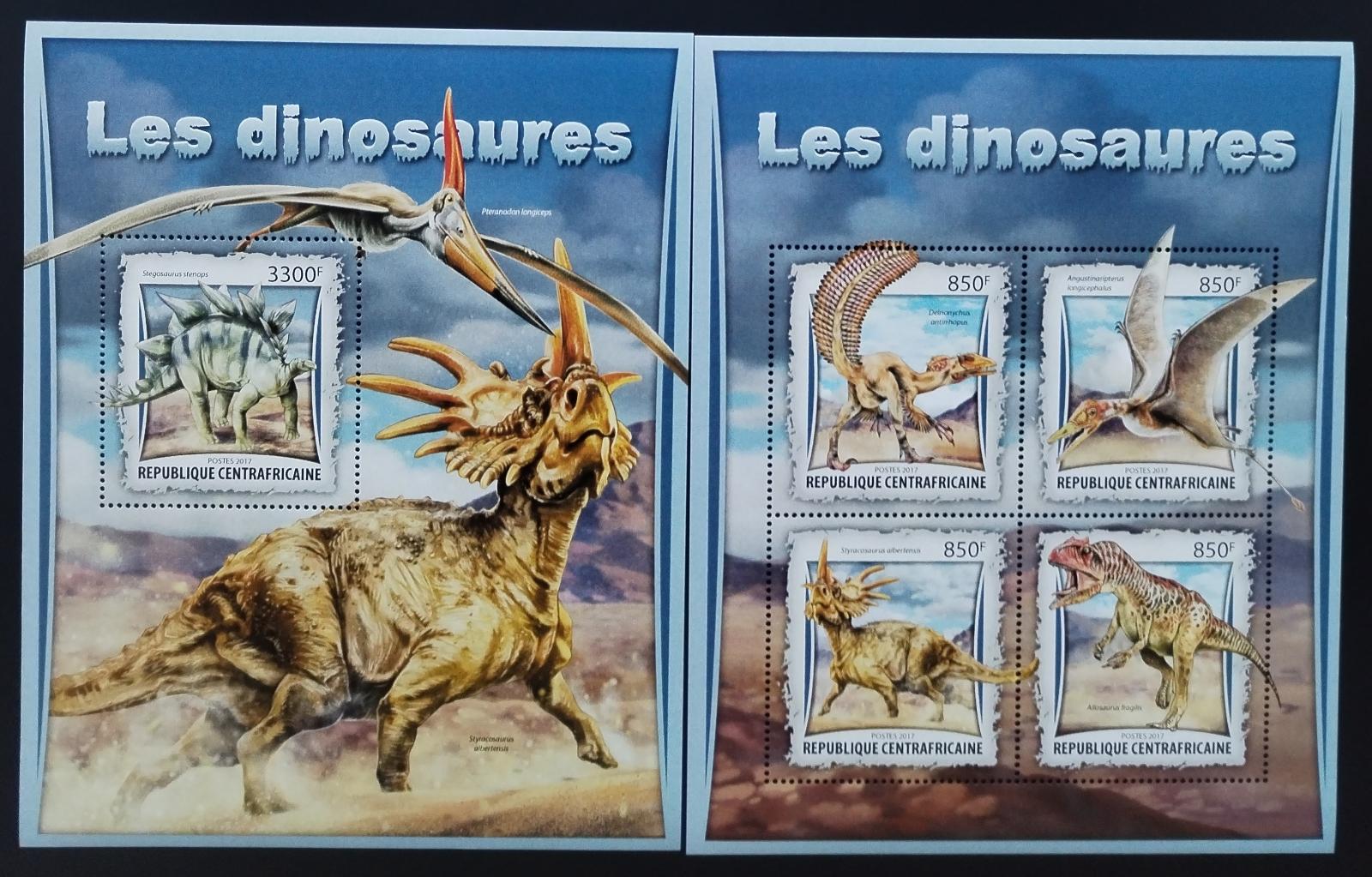 Středoafrická republika 2017 Fauna Afriky: Dinosauři a pravěká fauna