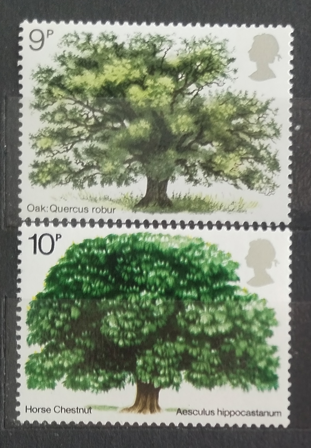 Velká Británie 1973-4 Stromy (2x komplet)