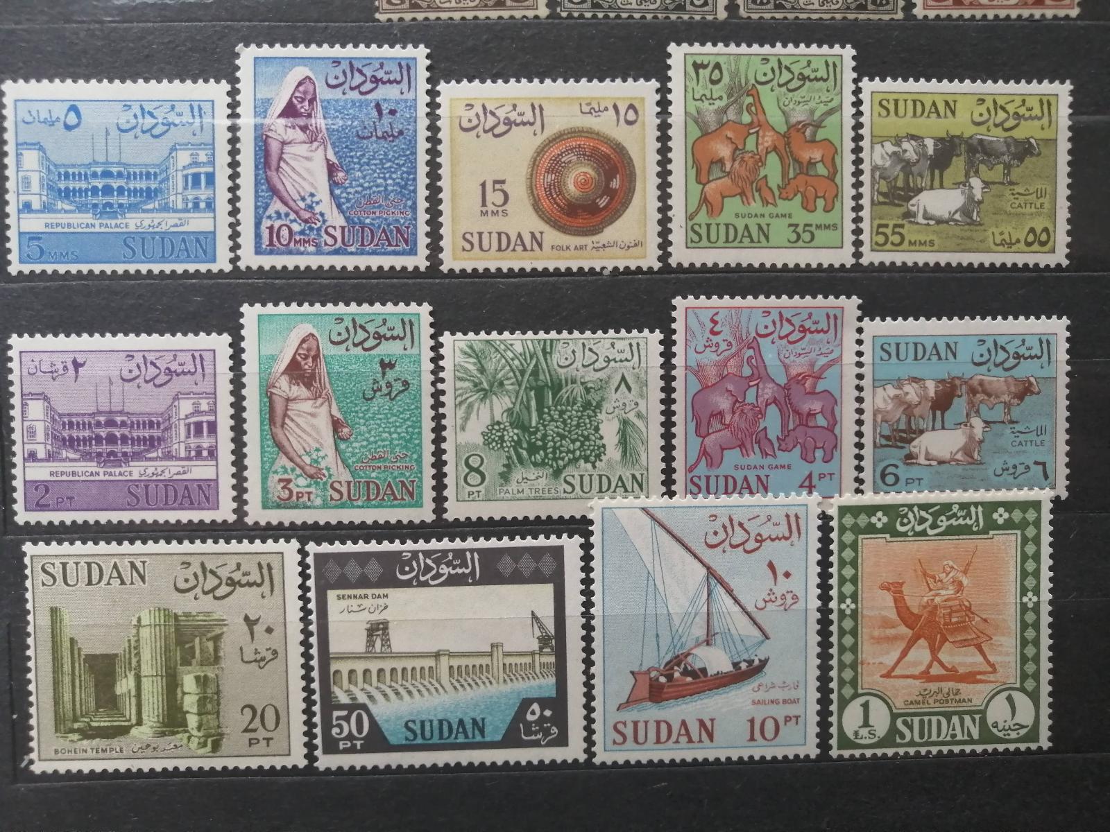 Sudán 1962 - **/* komplet definitivy 38£