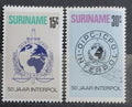 Surinam 1973 Výročí Interpolu, Policie a organizace