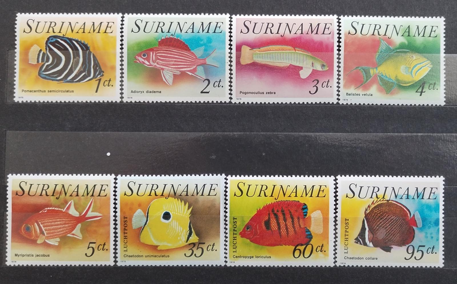 Surinam 1976 Ryby a fauna Ameriky