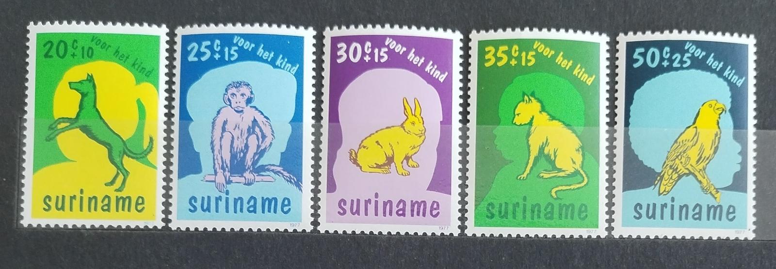 Surinam 1977 Charita a pomoc dětem, Domácí fauna