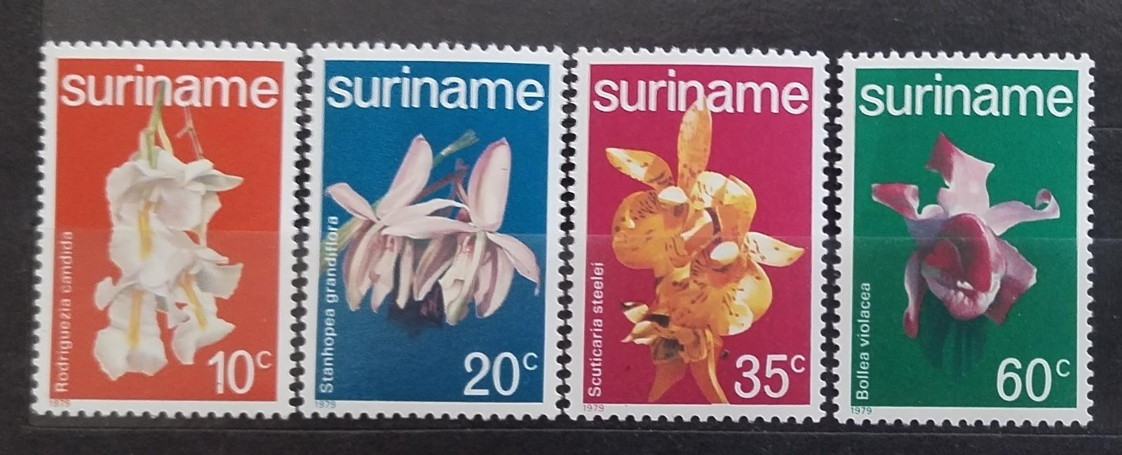 Surinam 1979 Orchideje a květiny