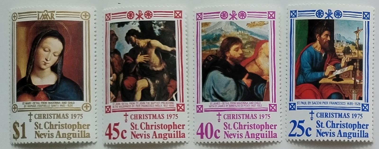 Sv. Kryštof & Nevis 1975 Vánoce a umění