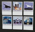 Sv. Tomáš 2003 Mi.2206-1 11€ Průzkum vesmíru, kosmos, letadla Concorde