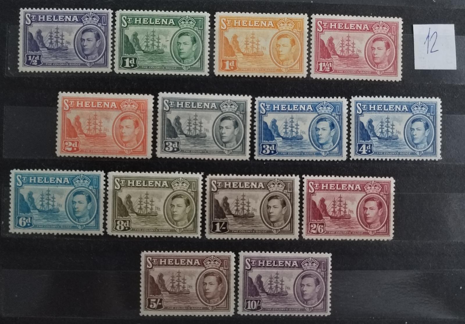 Svatá Helena 1938 150£ Ostrovní definitiva krále Jiřího VI.