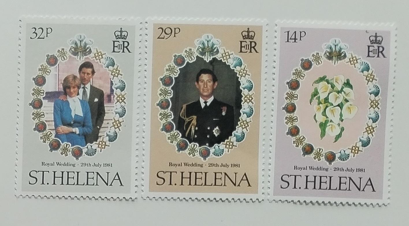 Svatá Helena 1981 Svatba princezny Diany a krále Karla III.