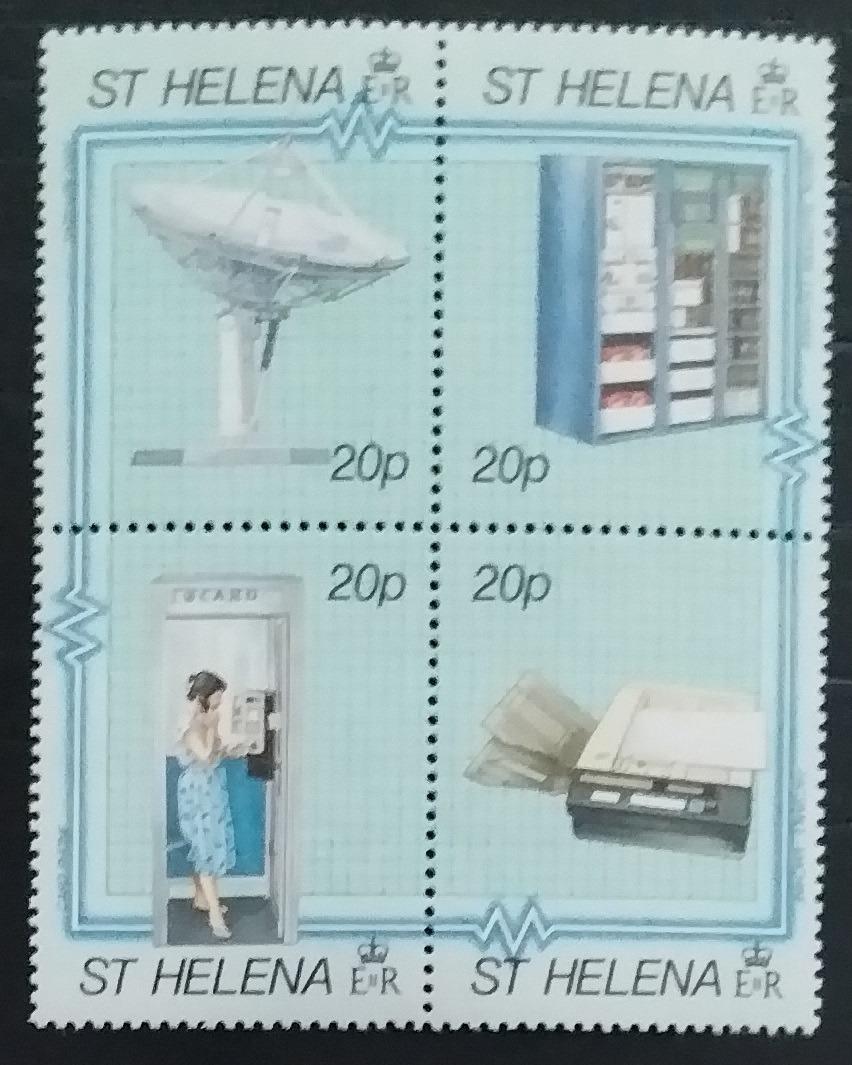 Svatá Helena 1990 Moderní technologie a telekomunikace