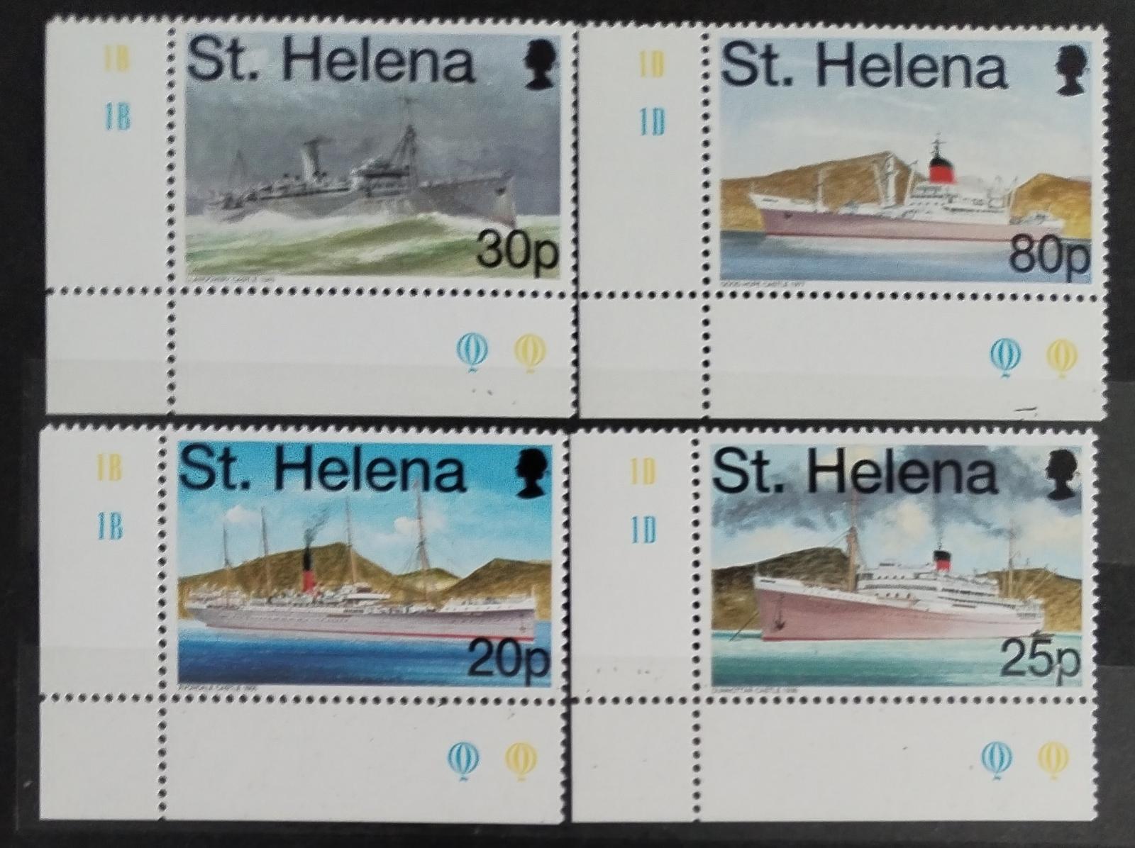 Svatá Helena 1998 Poštovní lodě a parníky