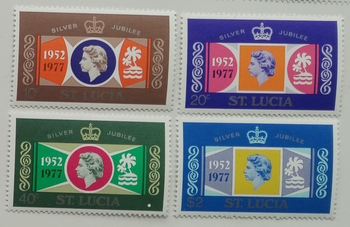 Svatá Lucie 1977 Stříbrné výročí vlády královny Alžběty II.