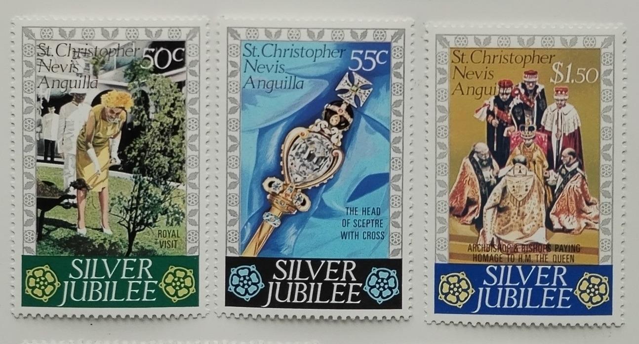 Svatý Kryštof 1977 Stříbrné výročí vlády královny Alžběty II.