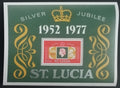 Svatý Lucie 1977 Výročí vlády královny Alžběty II.