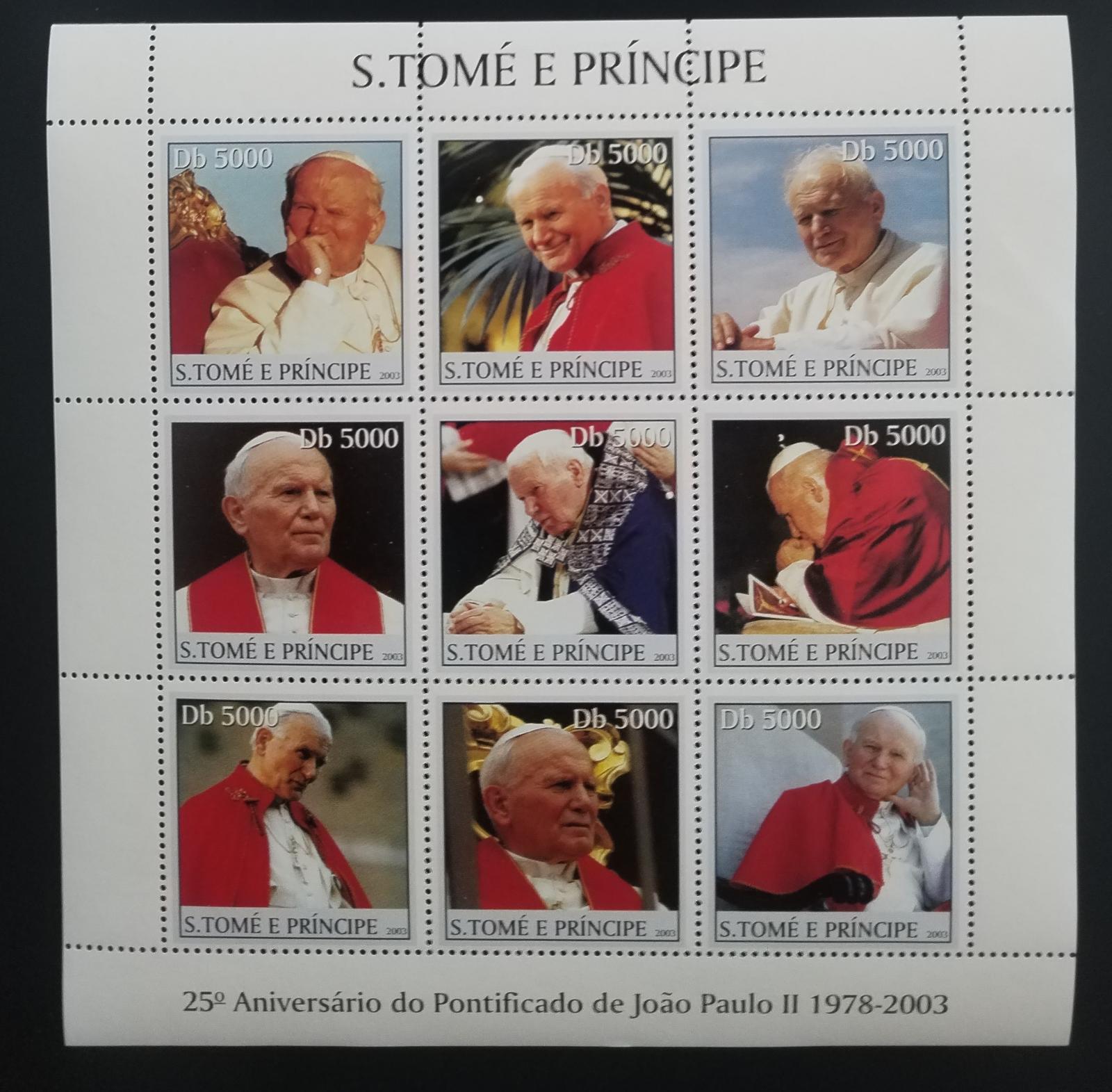 Svatý Tomáš 2003 Návštěva papeže Jana Pavla II.