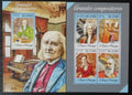 Svatý Tomáš 2013 Mi.5431-4+Bl.946 20€ Skladatelé hudby, Bach, Haydn