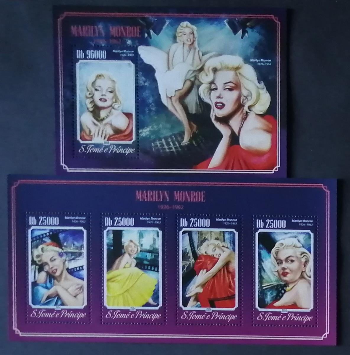 Svatý Tomáš 2014 20€ Marilyn Monroe a její kariéra, Herečka a zpěvačka