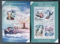Svatý Tomáš 2014 Mi.5519-2+Bl.963 20€ 60 let ISS Nautilus, lodě