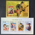 Svatý Tomáš 2014 Mi.5945-8+Bl.1045 20€ Elvis Presley a jeho hudba