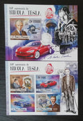 Svatý Tomáš 2016 Mi.6951-4+Bl.1240 24€ 160 let Tesly, auta a věda