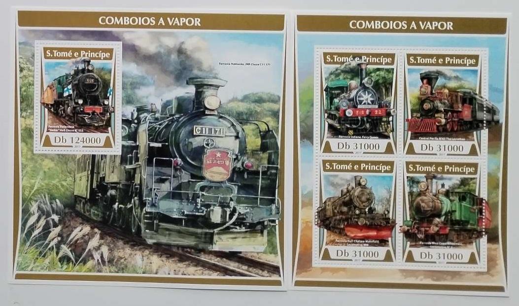 Svatý Tomáš 2017 24€ Parní lokomotivy a historické vlaky