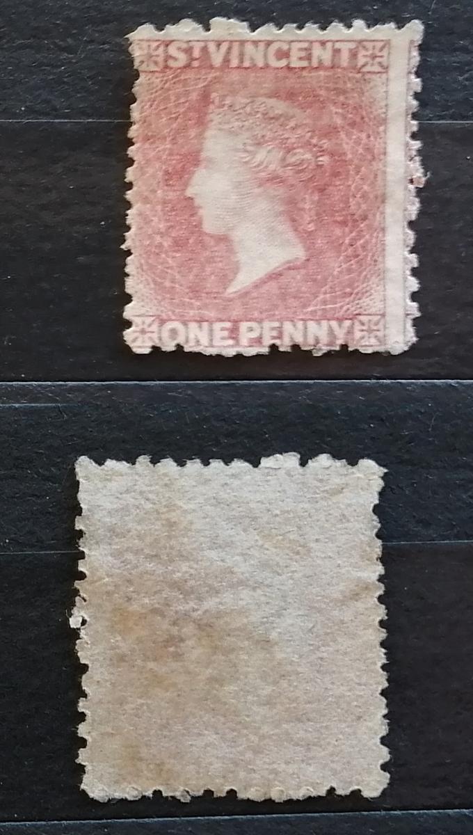 Svatý Vincent 1862 - SG5 42£ bez lepu