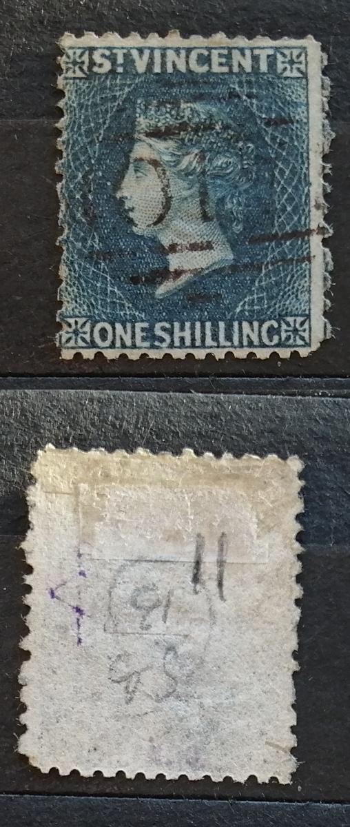 Svatý Vincent 1869 - SG13 90£