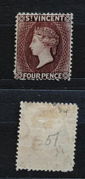 Svatý Vincent 1886 - SG51 100£