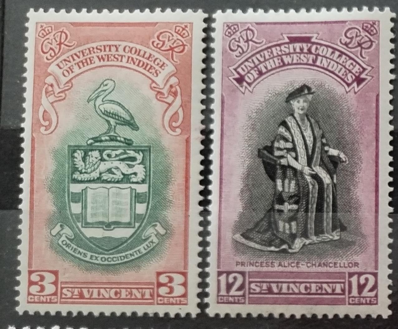 Svatý Vincent 1951 Otevření karibské univerzity