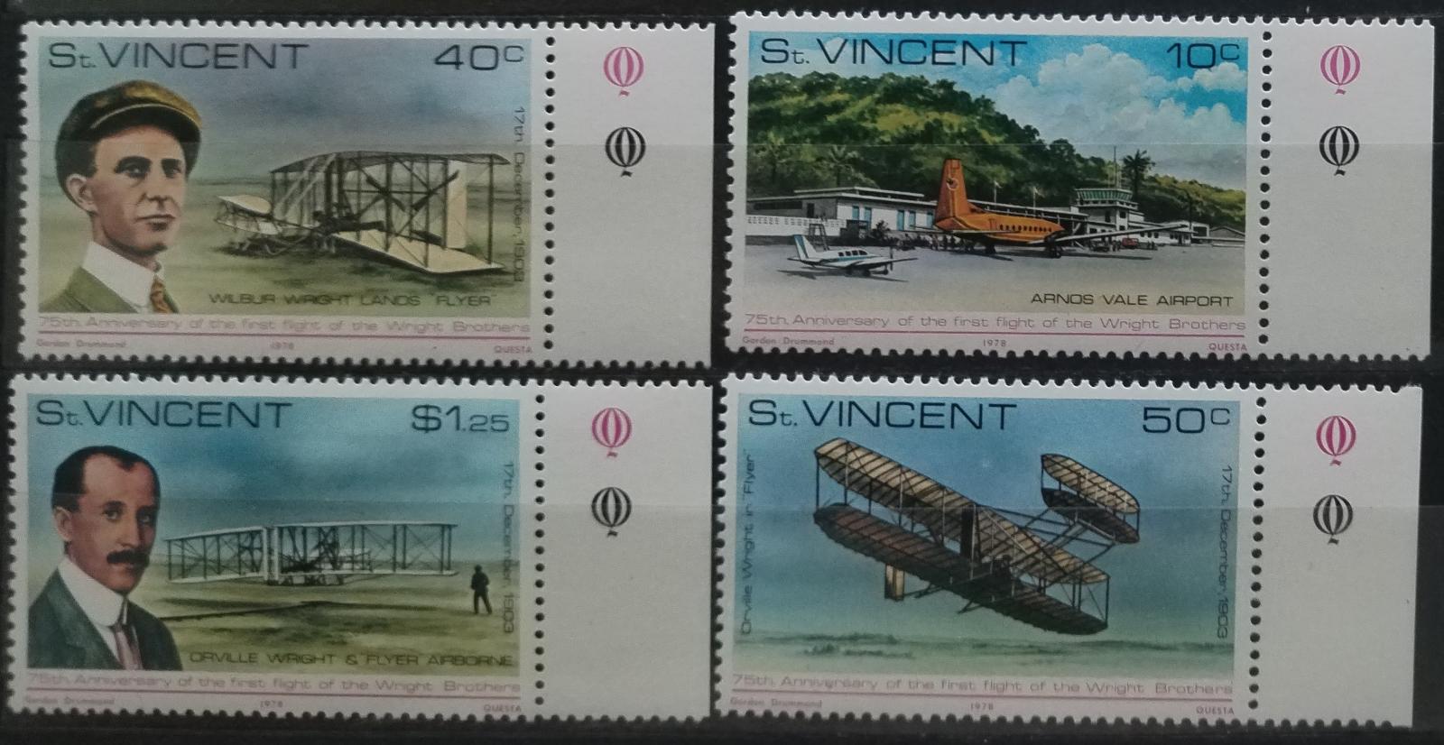 Svatý Vincent 1978 Výročí letadla bratří Werightů, Doprava
