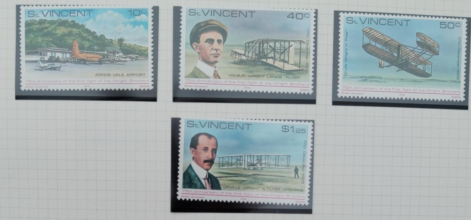 Svatý Vincent 1978 Výročí prvního letu, Letadla