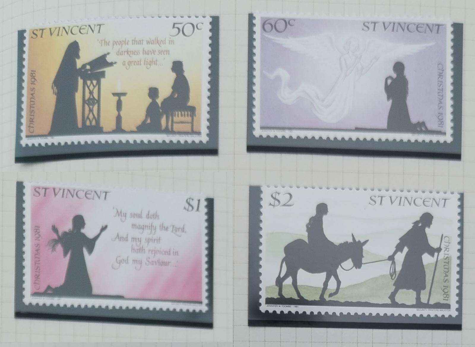 Svatý Vincent 1981 Vánoce a svátky