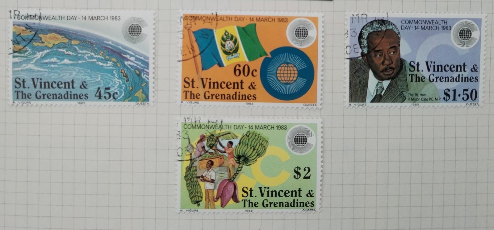 Svatý Vincent 1983 Commonwealth Day, Ostrovní vlajky a kultura