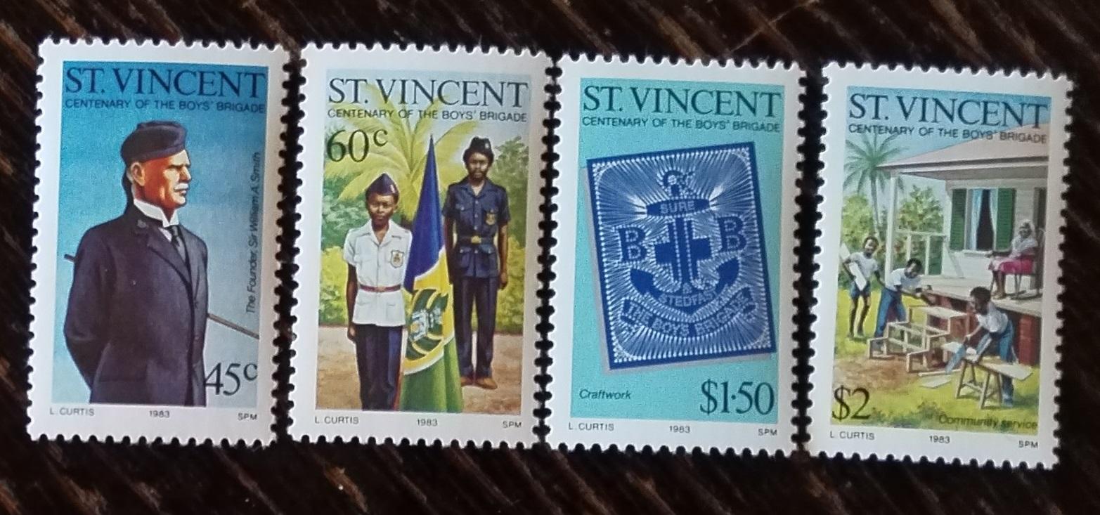 Svatý Vincent 1983 Století chlapeckého spolku, Erby