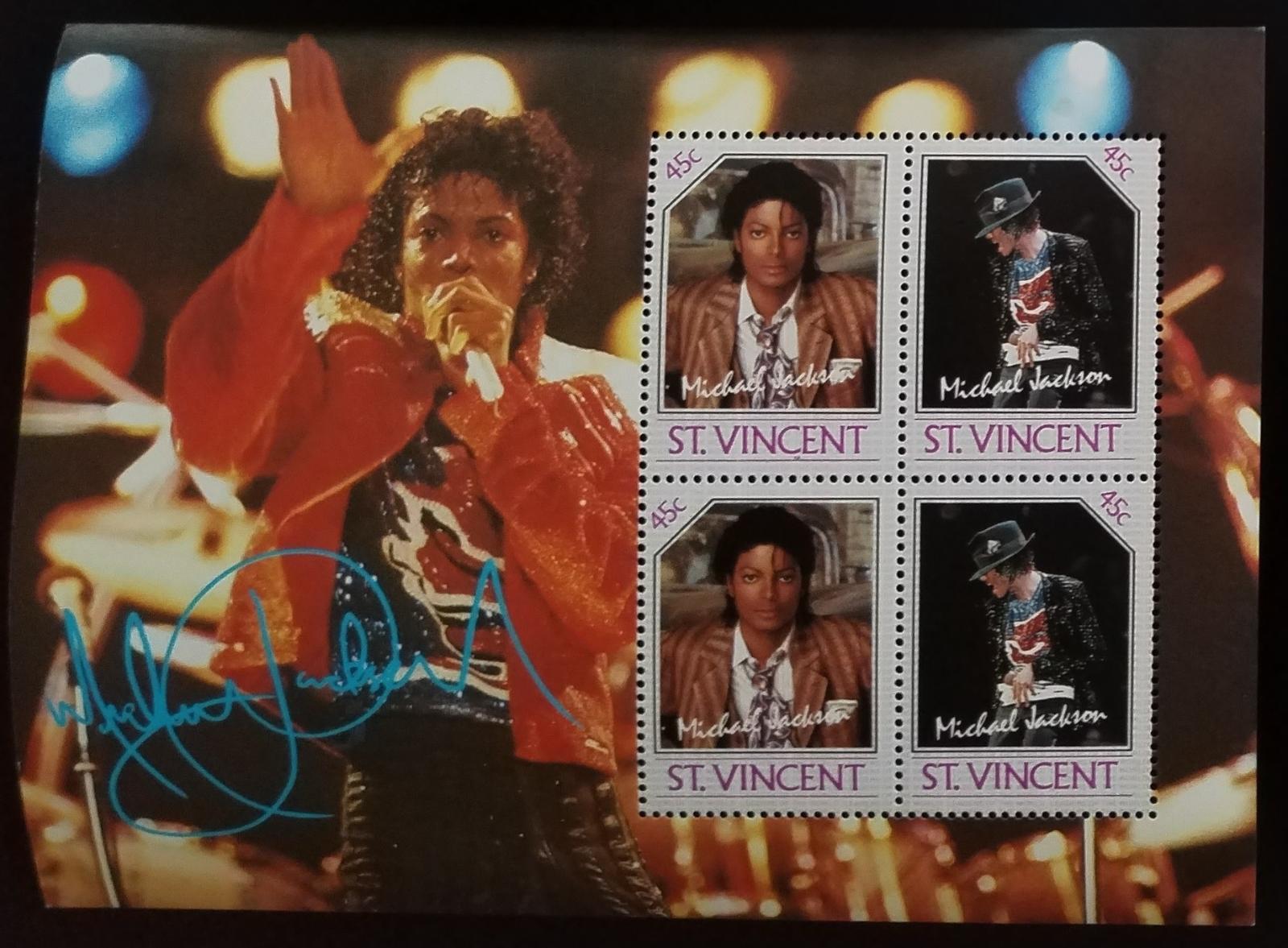Svatý Vincent 1985 Michael Jackson a legendy hudby