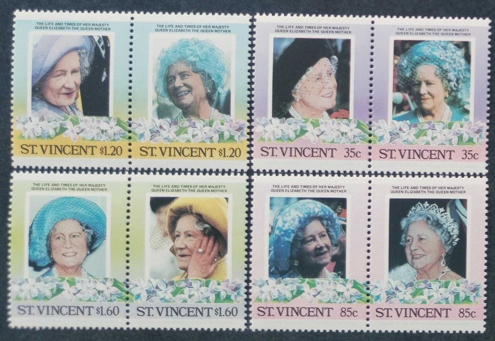 Svatý Vincent 1985 Narozeniny královny matky