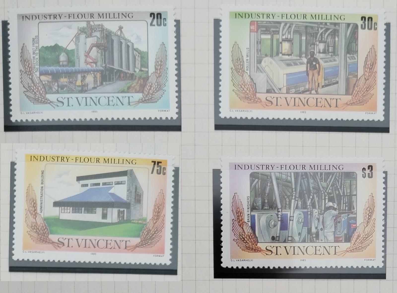 Svatý Vincent 1985 Ostrovní průmysl a výroba