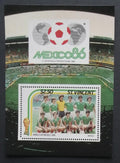 Svatý Vincent 1986 Bl.37 Pohár ve fotbale Mexiko, sport