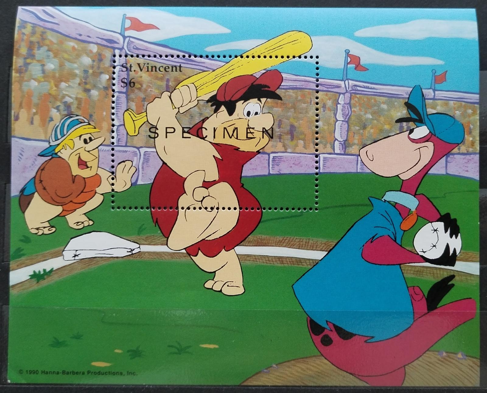Svatý Vincent 1991 Film Flintstoneovi, Pravěk a dinosauři SPECIMEN