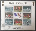 Svatý Vincent 1997 Mi.4072-9 6,5€ Světový pohár ve fotbale, sport