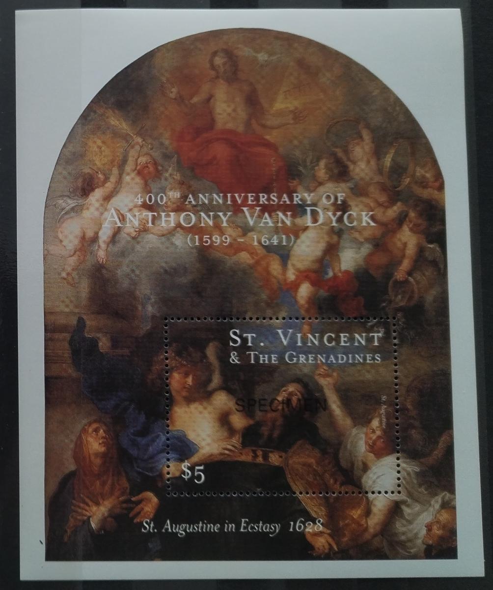 Svatý Vincent 2000 Anthonis van Dyck a jeho umění: Augustín SPECIMEN