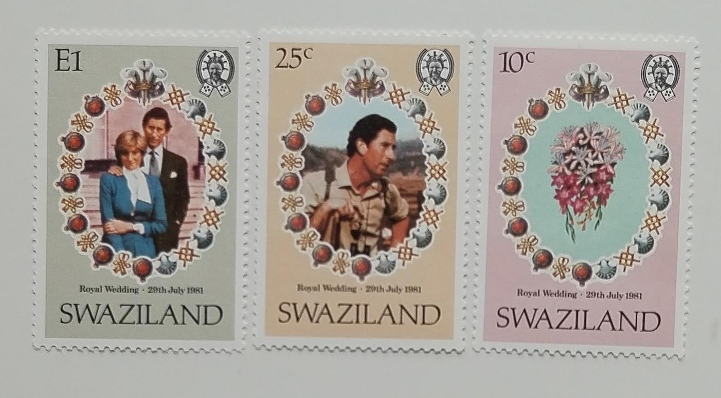 Svazijsko 1981 Svatba princezny Diany a krále Karla III.