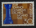 Švýcarsko 1968 Šachy a sport
