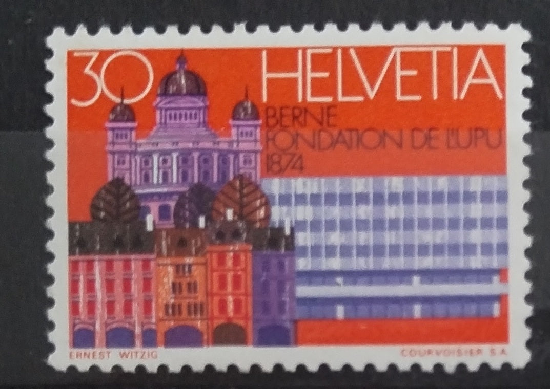 Švýcarsko 1974 Poštovní kongres