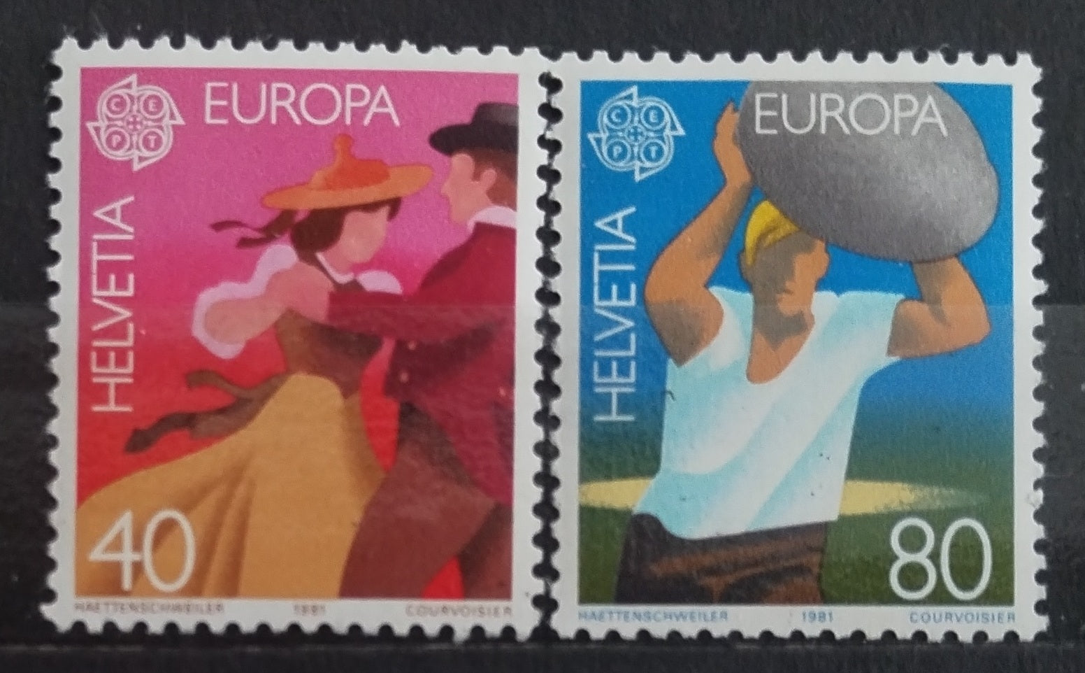 Švýcarsko 1981 EUROPA - folklor a kroje