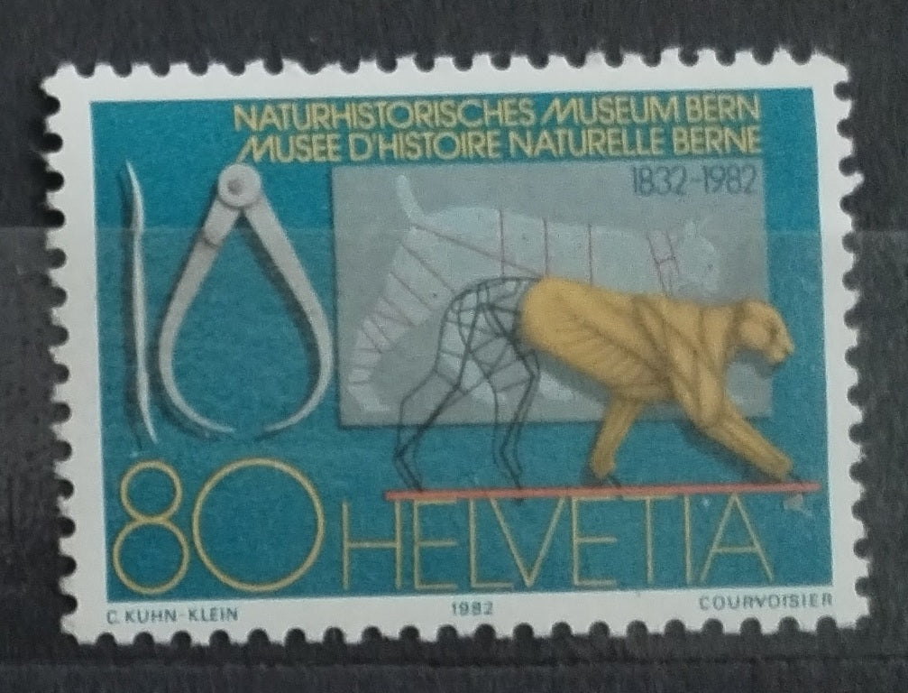 Švýcarsko 1982 Výročí muzea pravěku