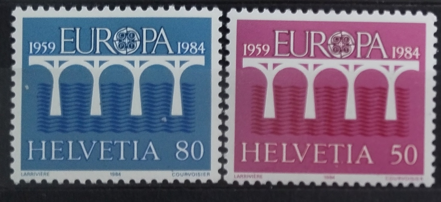 Švýcarsko 1984 EUROPA a mosty