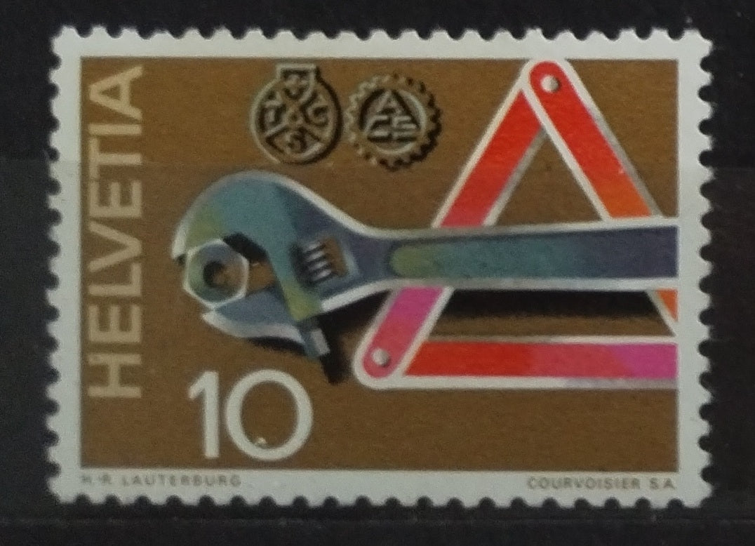 Švýcarsko 1972 Průmysl