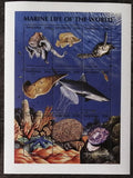 Tanzánie 1998 10€ Podvodní fauna, Chobotnice, Ryby a žraloci, Korál