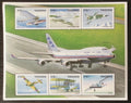 Tanzánie 1999 Mi.3200-5 9€ Historie letectví, letadla a dvouplošníky