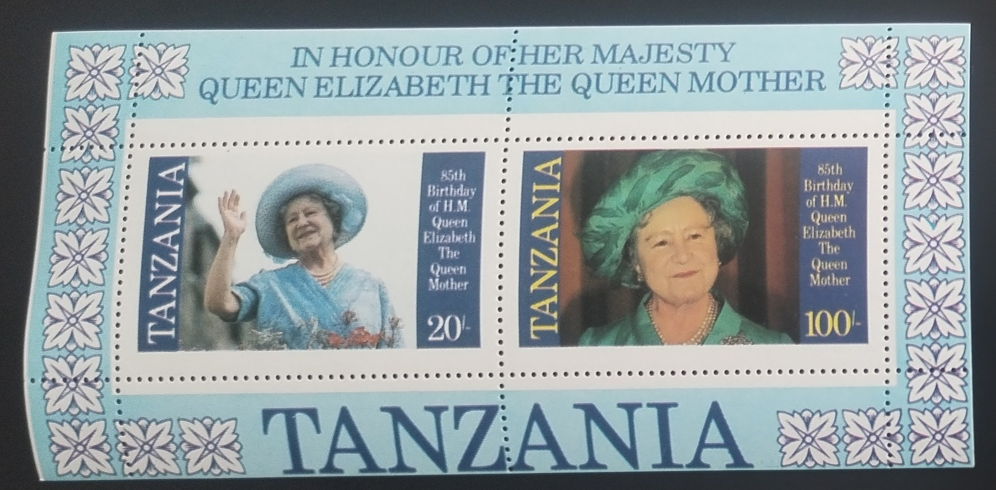 Tanzanie 1985 Narozeniny královny matky
