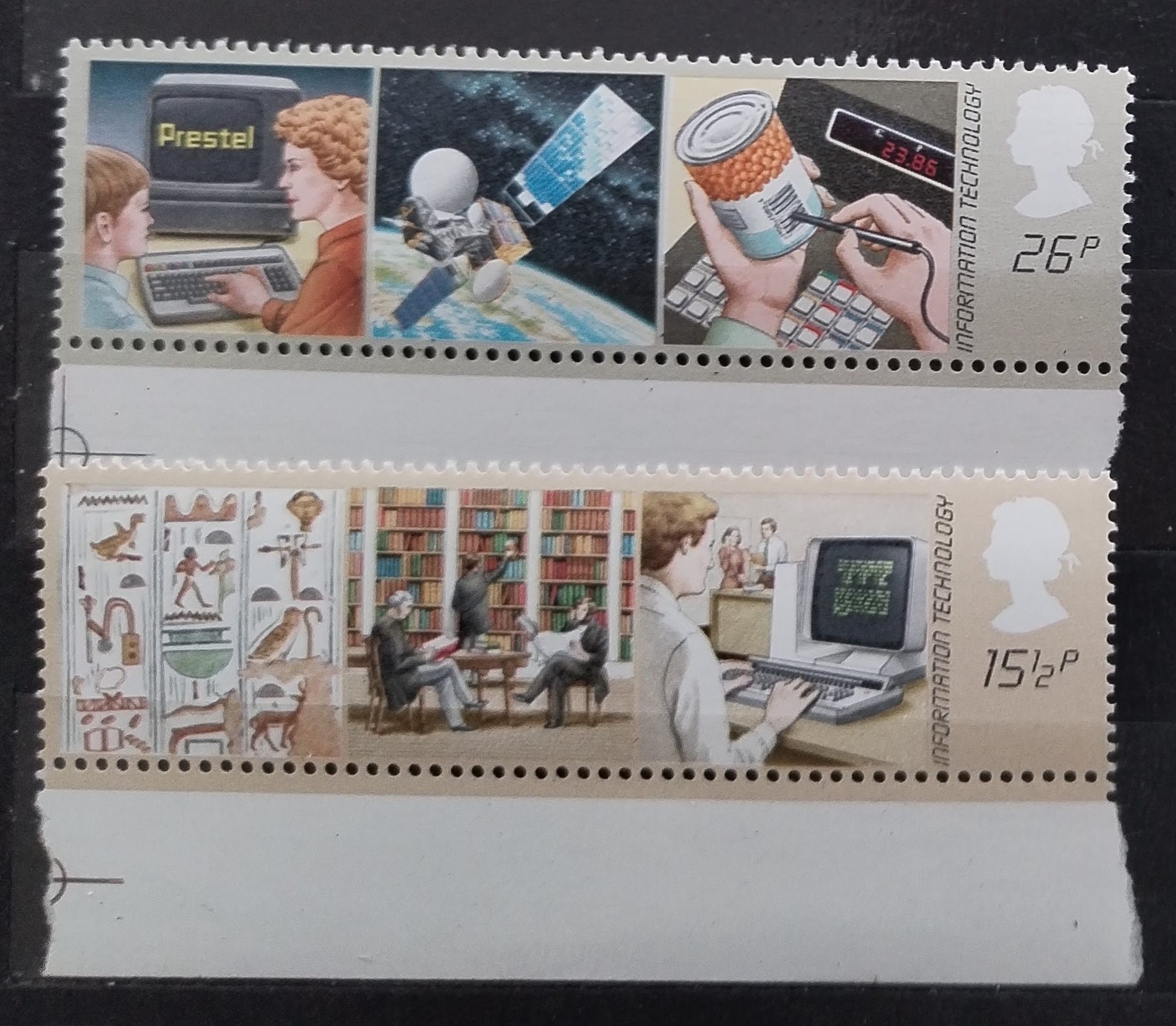 Velká Británie 1982 Technologie a vesmír